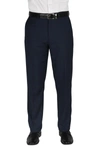 Dockers Flat Front Performance Stretch Straight Dress Pants In Blue