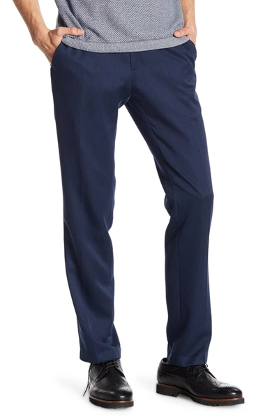 Kenneth Cole Reaction Urban Heather Slim Dress Pants In Blue