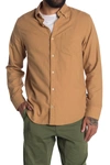 Nn07 Levon Slim Fit Solid Button-down Shirt In 185 Camel