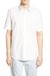 Coastaoro Coloras Multi Slub Short Sleeve Regular Fit Shirt In White