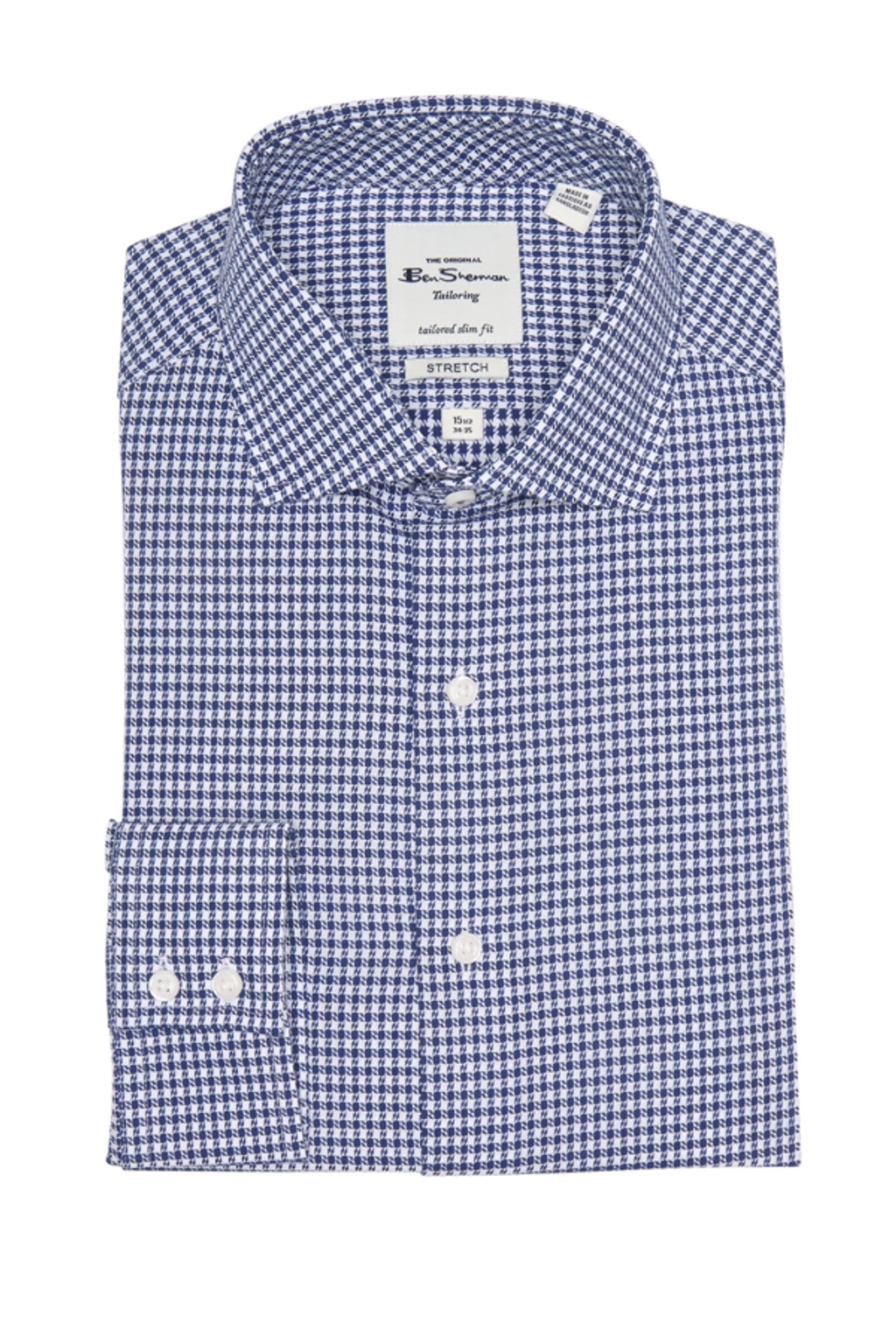 ben sherman slim fit dress shirt Ben Shirt (Slim Fit) - Navy main image 0
