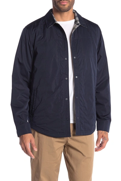 Union Denim Reversible Performance Jacket In True Navy