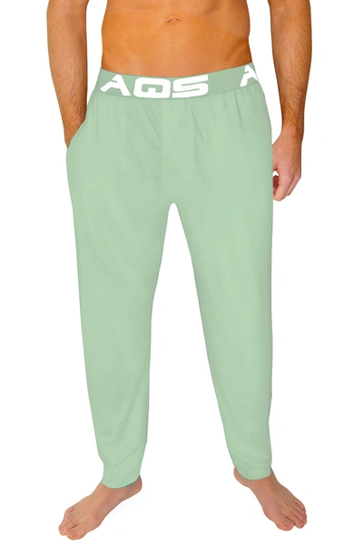 Aqs Super Soft Lounge Pants In Mint