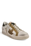 Sepol Fresh Leather Sneaker In White-khaki