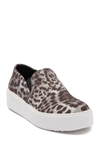 Steve Madden Rogue Platform Slip-on Sneaker In Grey Leopard