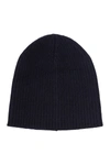 PORTOLANO CASHMERE RIBBED BEANIE,790073272809