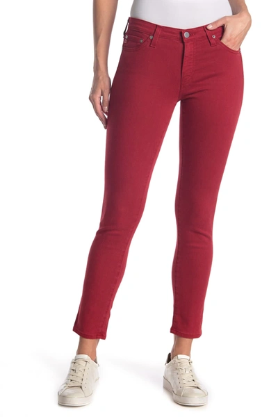 Ag Prima Ankle Jeans In 1 Yeah Hi White Clever Red