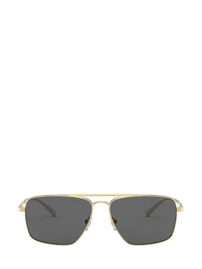 Versace Ve2216 Gold Sunglasses In 100287