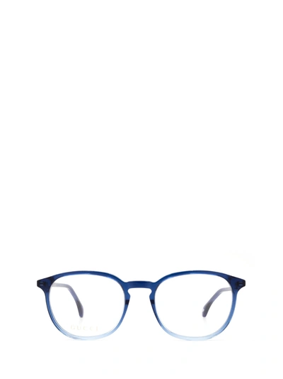 Gucci Gg0551o Blue Glasses In 4