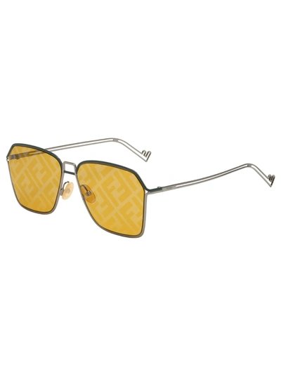 Fendi Ff M0072/s Sunglasses In Lb/bf Ruthenium
