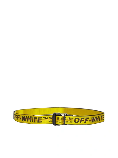 Off-white Belt In Yellow/black