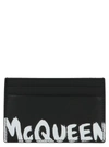 ALEXANDER MCQUEEN GRAFFITI CARDHOLDER,11628775