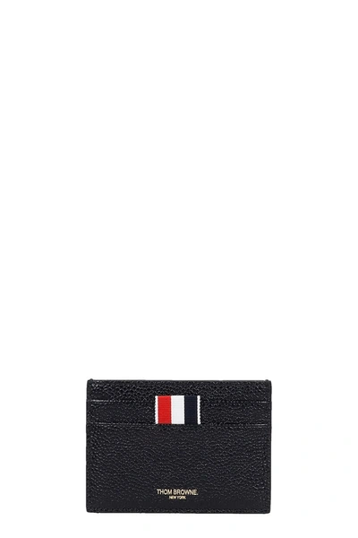 Thom Browne Wallet In Black Leather