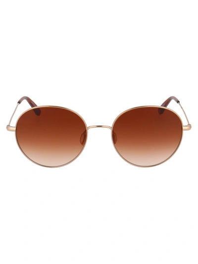 Garrett Leight Valencia Sunglasses In Auburn