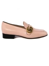 GUCCI PINK LEATHER LOAFER,11242402