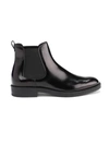 Tod's Black Chelsea Boots With Perforations In Leather Woman In Nero.