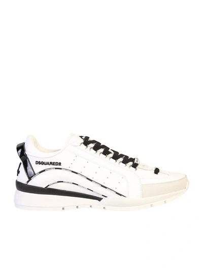 Dsquared2 Branded Sneakers In White
