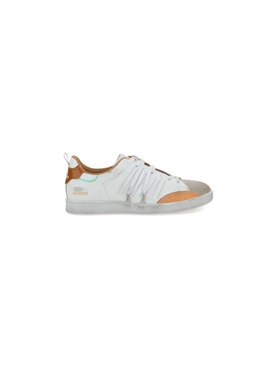 Hidnander Sneakers In White/caramel