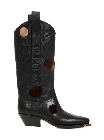 Off-white Meteor Shower Cowboys Boots In Black