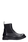 RICK OWENS CREEPER ELASTIC ANKLE BOOTS IN BLACK POLYAMIDE,11633762