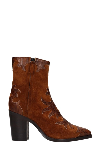 The Seller Texan Ankle Boots In Leather Color Suede