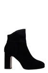 BIBI LOU HIGH HEELS ANKLE BOOTS IN BLACK SUEDE,11639124