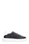 2STAR SNEAKERS IN BLACK LEATHER,11639051