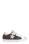 2STAR SNEAKERS IN ANIMALIER LEATHER,11639042