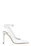 IRO RECH PUMPS IN WHITE LEATHER,11638844