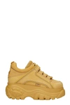 Buffalo Tan 1339 Classic Platform Sneakers In Beige