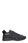DSQUARED2 551 SNEAKERS IN BLACK RUBBER/PLASIC,11638080