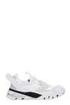 CALVIN KLEIN JEANS EST.1978 CALADOR SNEAKERS IN WHITE LEATHER,11636754