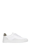FILLING PIECES MONDO RIPPLE SNEAKERS IN WHITE LEATHER,24528451901
