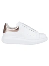 ALEXANDER MCQUEEN WHITE LEATHER OVERSIZED SNEAKERS,11688299
