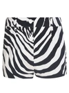 DOLCE & GABBANA ZEBRA PRINT SHORTS,11303714