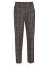 DOLCE & GABBANA CHECK CROPPED TROUSERS,11467210
