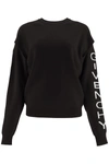 GIVENCHY MICRO RIBBED jumper WITH LOGO,11477102