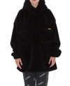 GOODBOY BIG LOGO FAUX FUR JACKET,11498766