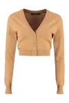 DOLCE & GABBANA CROPPED CASHMERE CARDIGAN,11509387