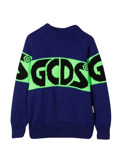 Gcds Mini Purple Sweater Teen In Viola