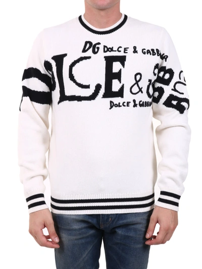 Dolce & Gabbana Sweater In White