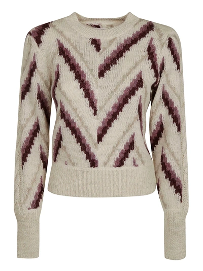Isabel Marant Étoile Glenny Intarsia Alpaca-blend Jumper In Beige