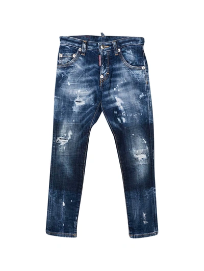 Dsquared2 Kids' Jeans In Blu