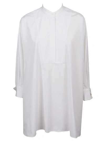 Chloé Oversized Shirt In Bianco