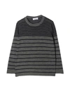 BRUNELLO CUCINELLI STRIPED SWEATER TEEN,B24M11000 C074FT