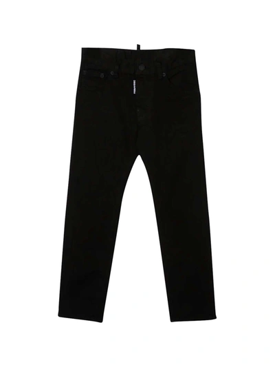 Dsquared2 Kids' Black Jeans In Nero