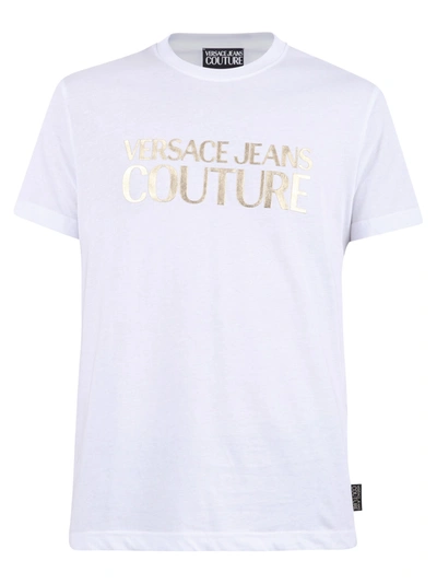 Versace Jeans Couture 白色 Foil Logo T 恤 In White