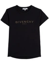 GIVENCHY TEE WITH LOGO,H15185 09B