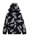 GIVENCHY ALL OVER LOGO HOODIE,11572536