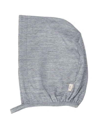 Knot Babies' Merino Wool Fine Knit Hat In Grey